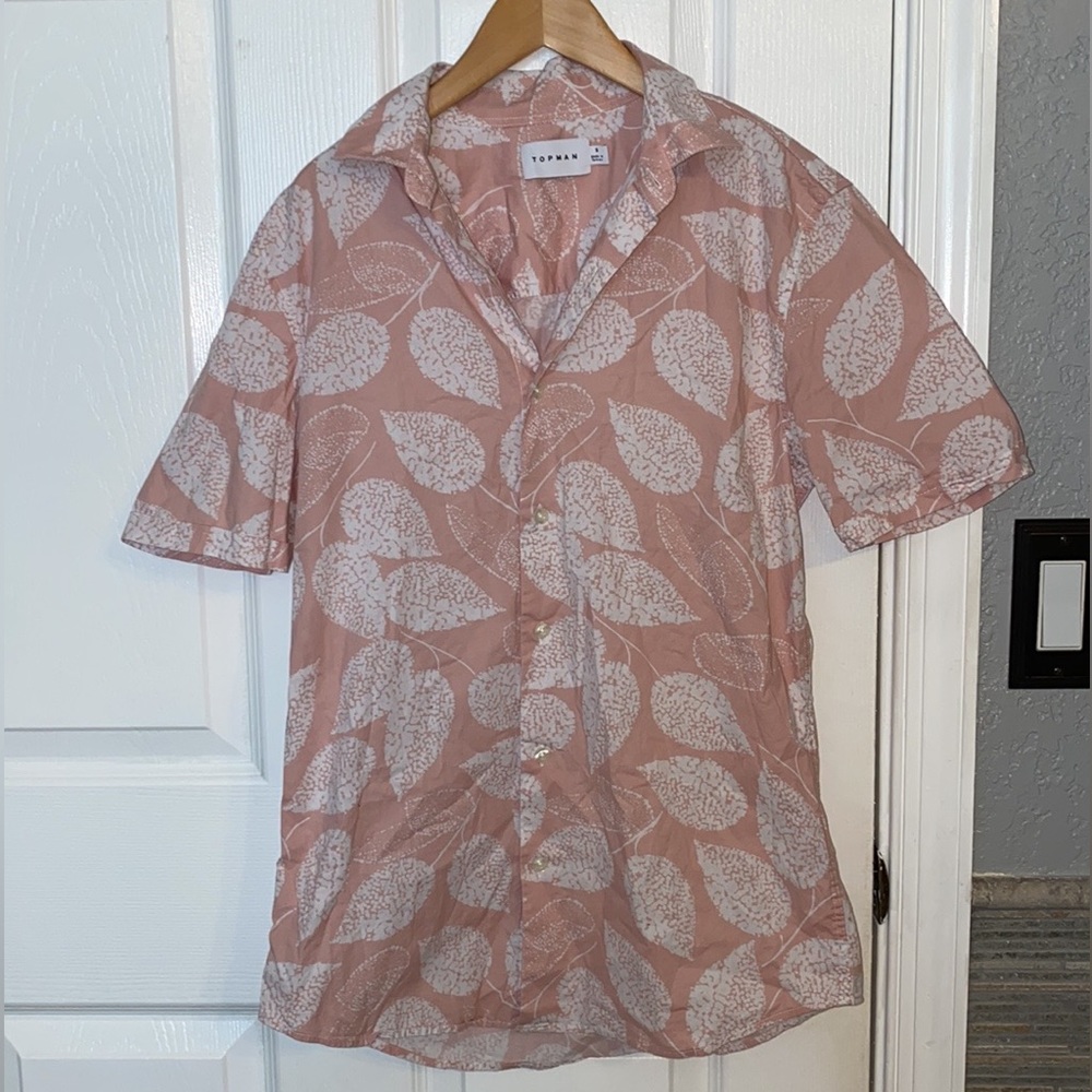 Topman Button Down Tee Mens Small